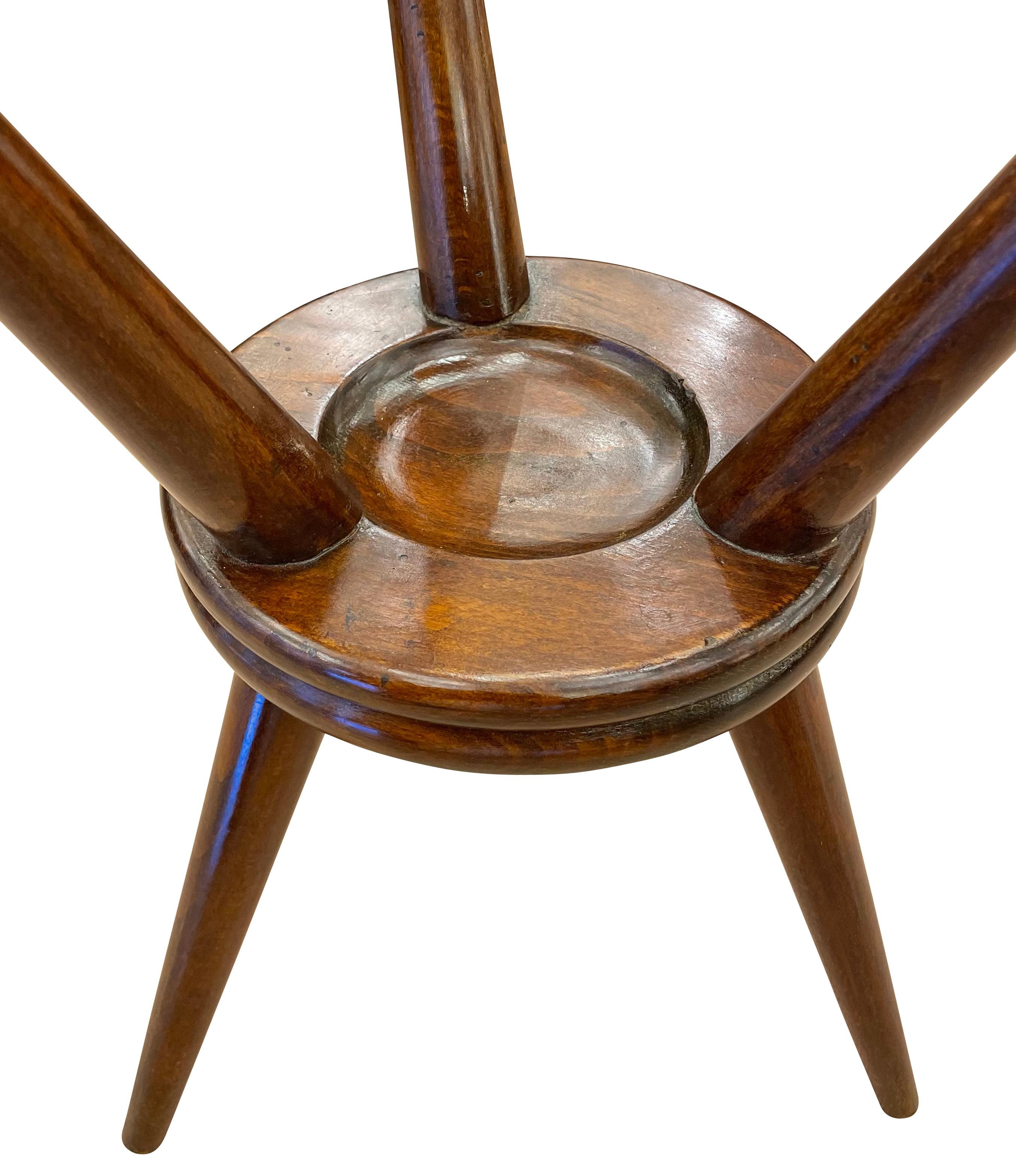 Mid-Century Modern Italian Mid-Century Wood Side Table