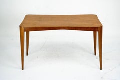 Mesa de centro italiana de madera de mediados de siglo, atribuida a Paolo Buffa, años 50
