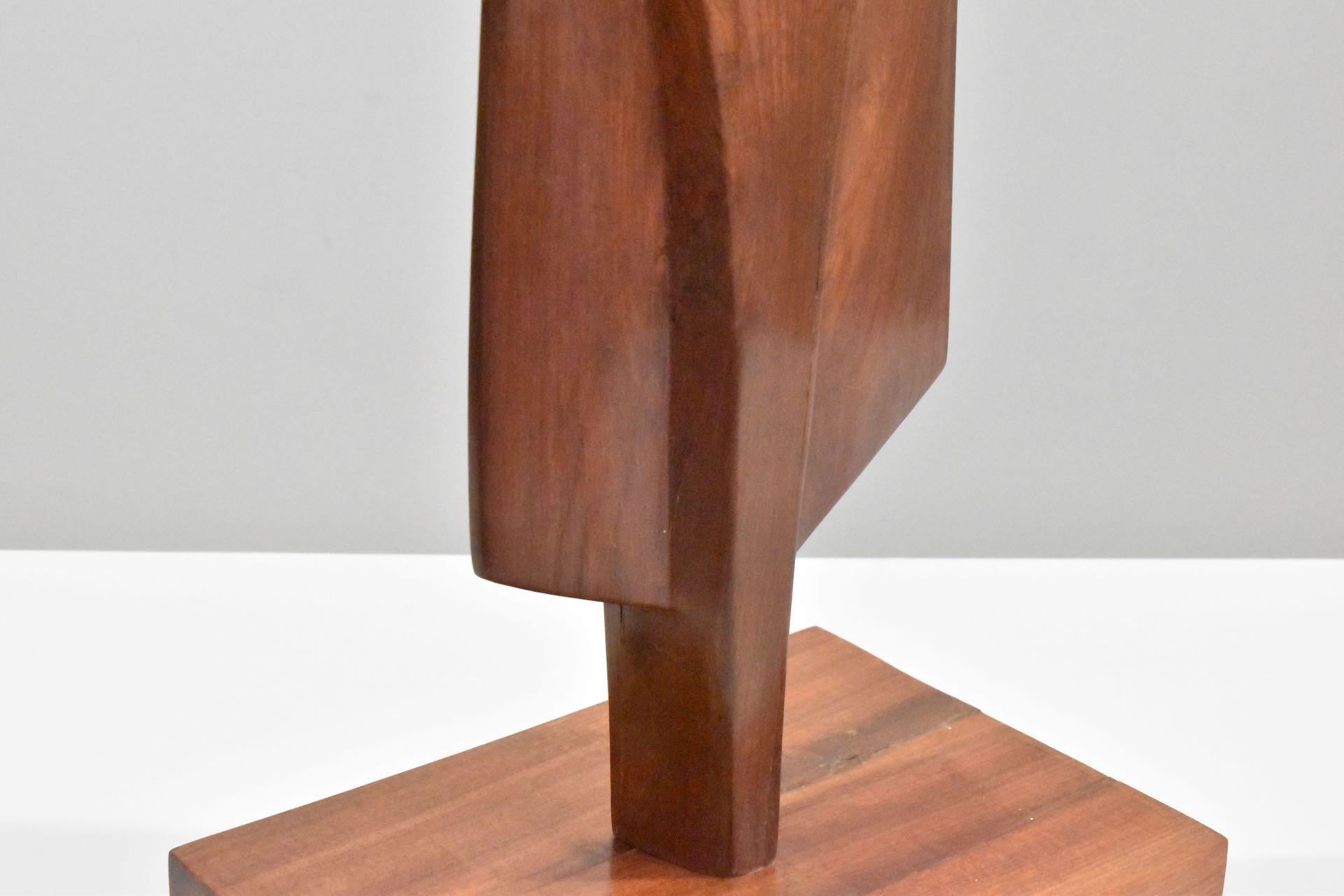 Italian Midcentury Wooden Sculpture 