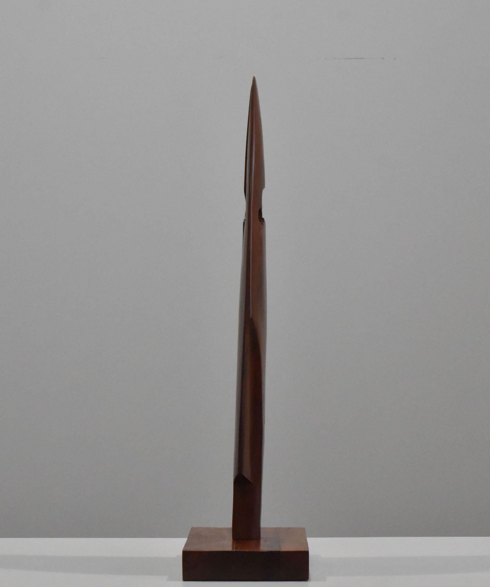 Mid-Century Modern Italian Midcentury Wooden Sculpture 