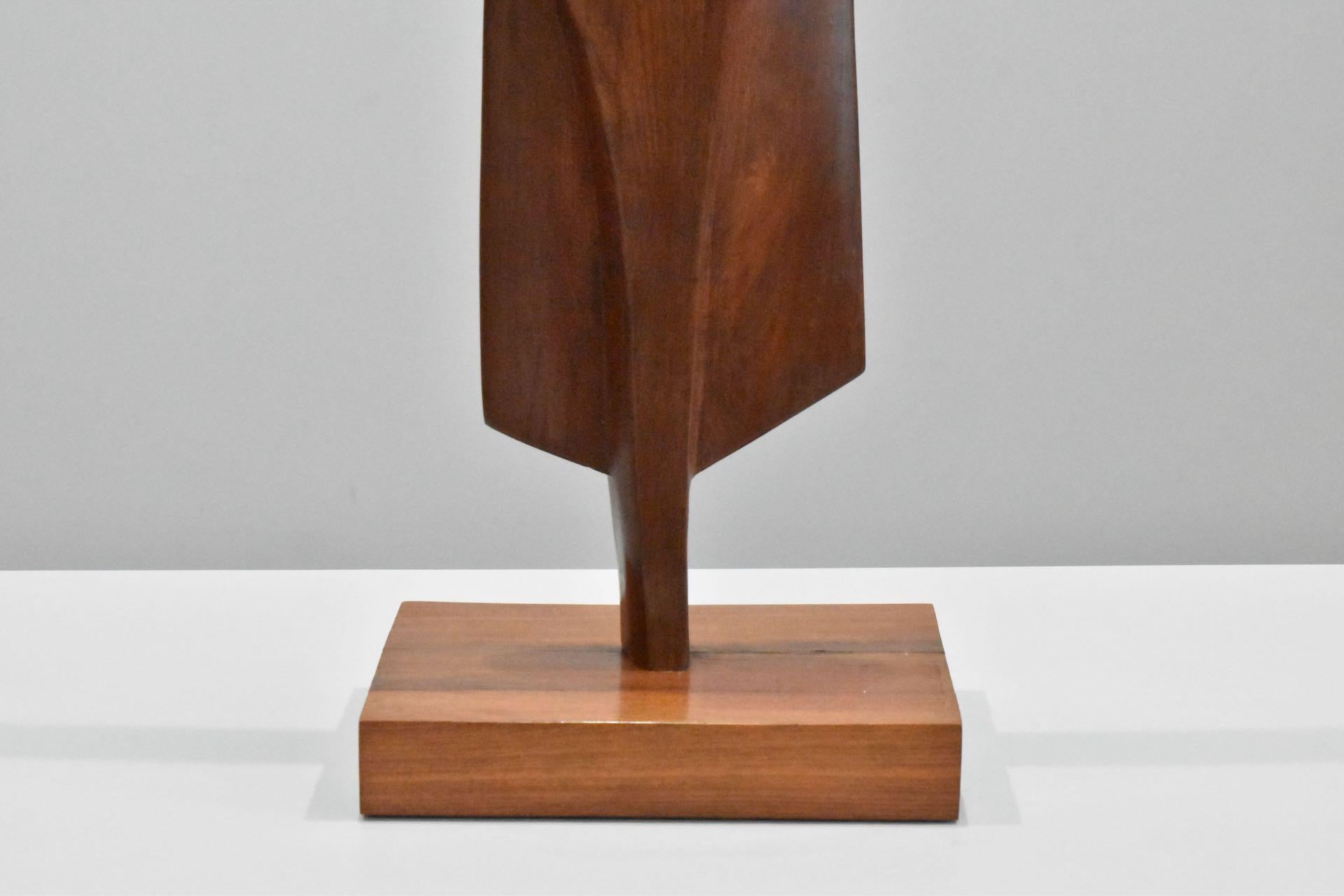 Italian Midcentury Wooden Sculpture 