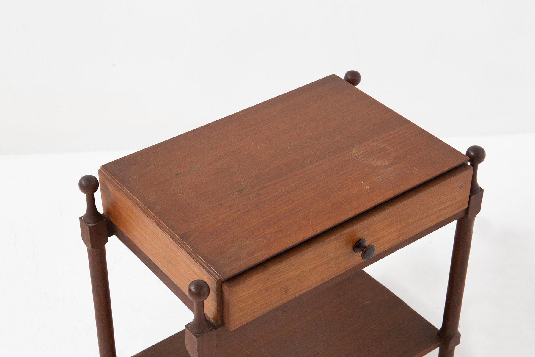 Mid-Century Modern Italian Midcentury Wooden Side Tables