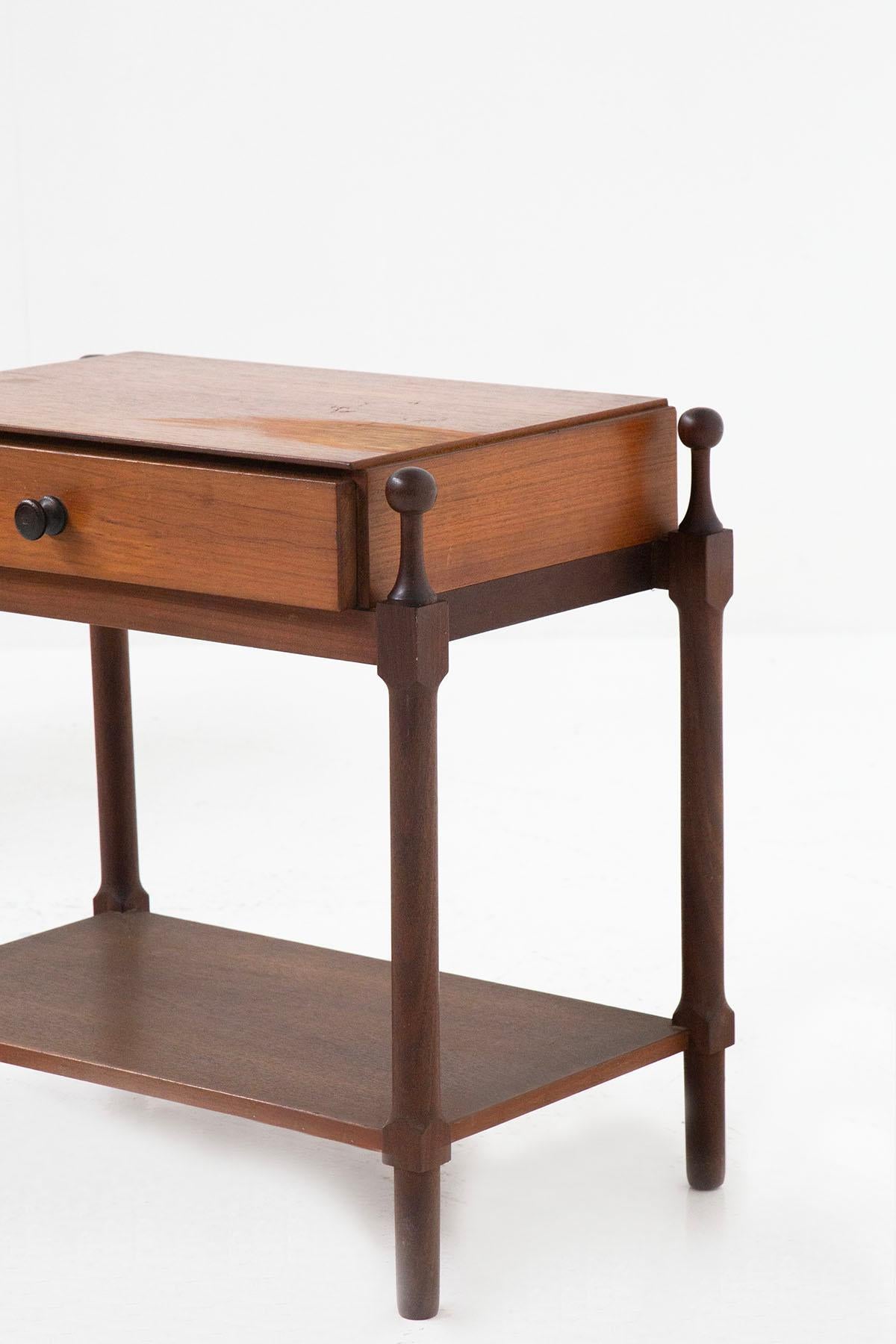 Mid-20th Century Italian Midcentury Wooden Side Tables