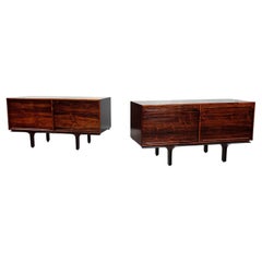 Italian Mid-Century Wooden Sideboards by Frattini for Bernini, 1960s