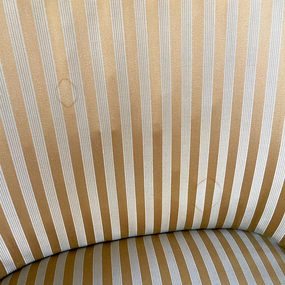 Sillones italianos de madera a rayas de mediados de siglo, años 50 en venta 7