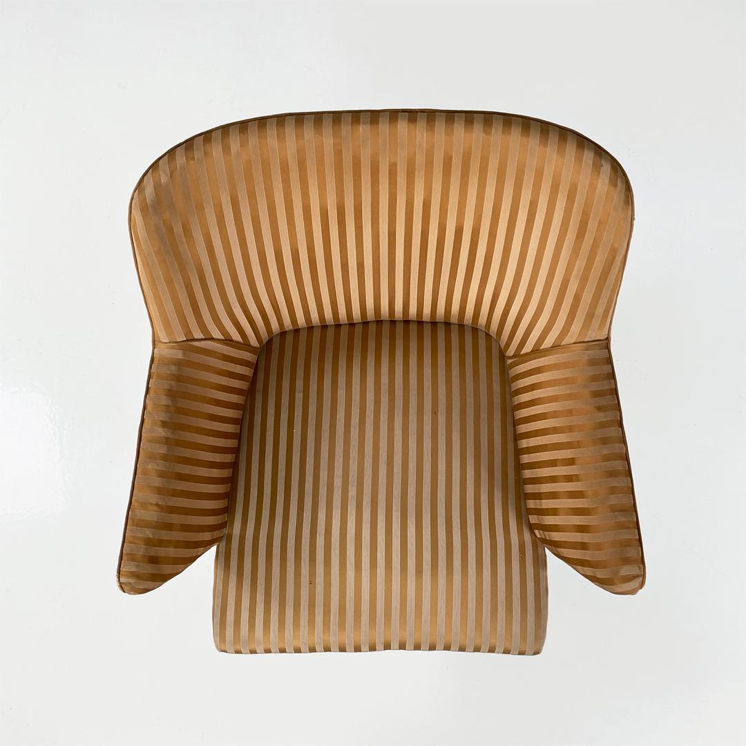 Sillones italianos de madera a rayas de mediados de siglo, años 50 en venta 2