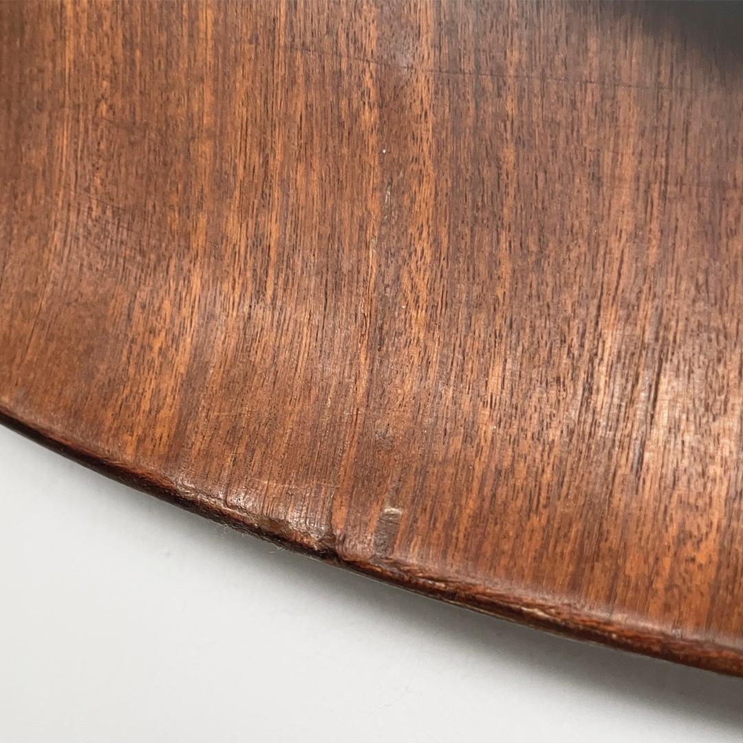 Specchio da parete in legno italiano di metà secolo di Campo e Graffi per Home Torino, anni '50 in vendita 4