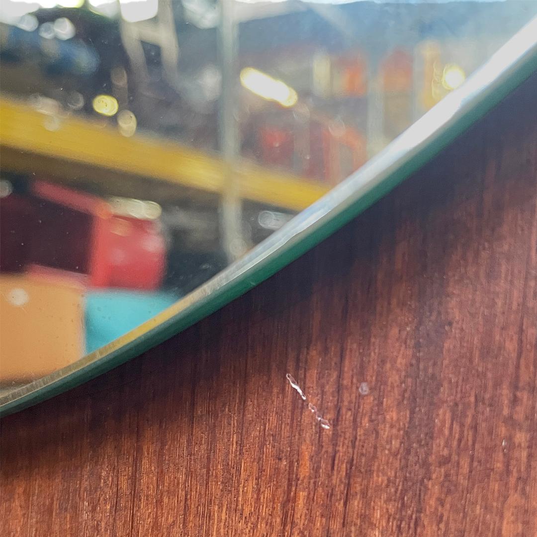 Specchio da parete in legno italiano di metà secolo di Campo e Graffi per Home Torino, anni '50 in vendita 5