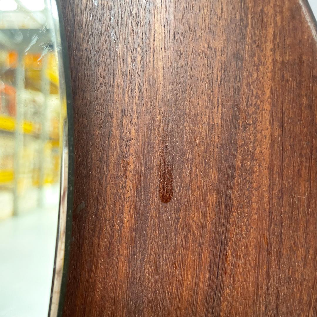 Specchio da parete in legno italiano di metà secolo di Campo e Graffi per Home Torino, anni '50 in vendita 6