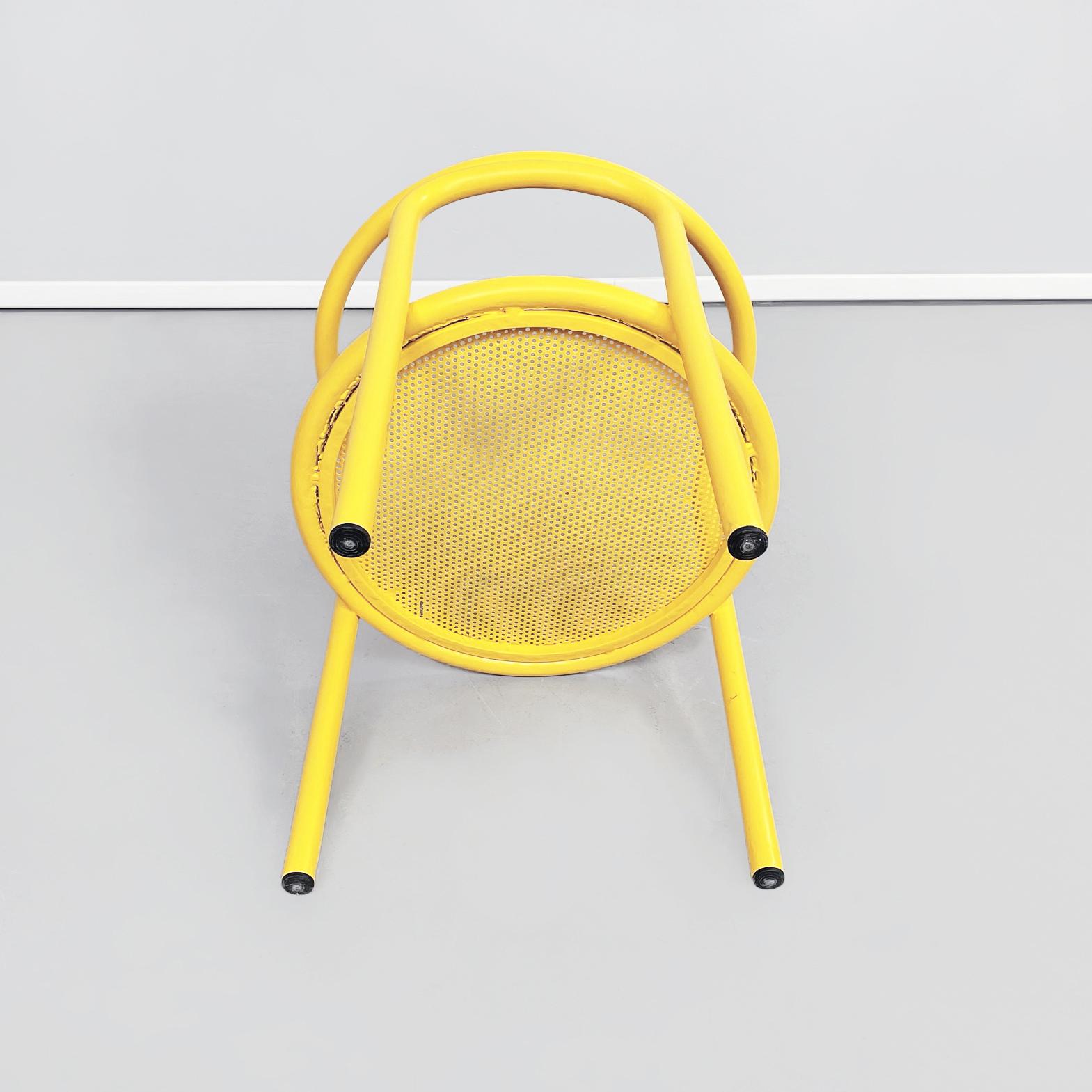 Italian Mid-Century Yellow Chairs Locus Solus by Gae Aulenti Poltronova, 1960s 5