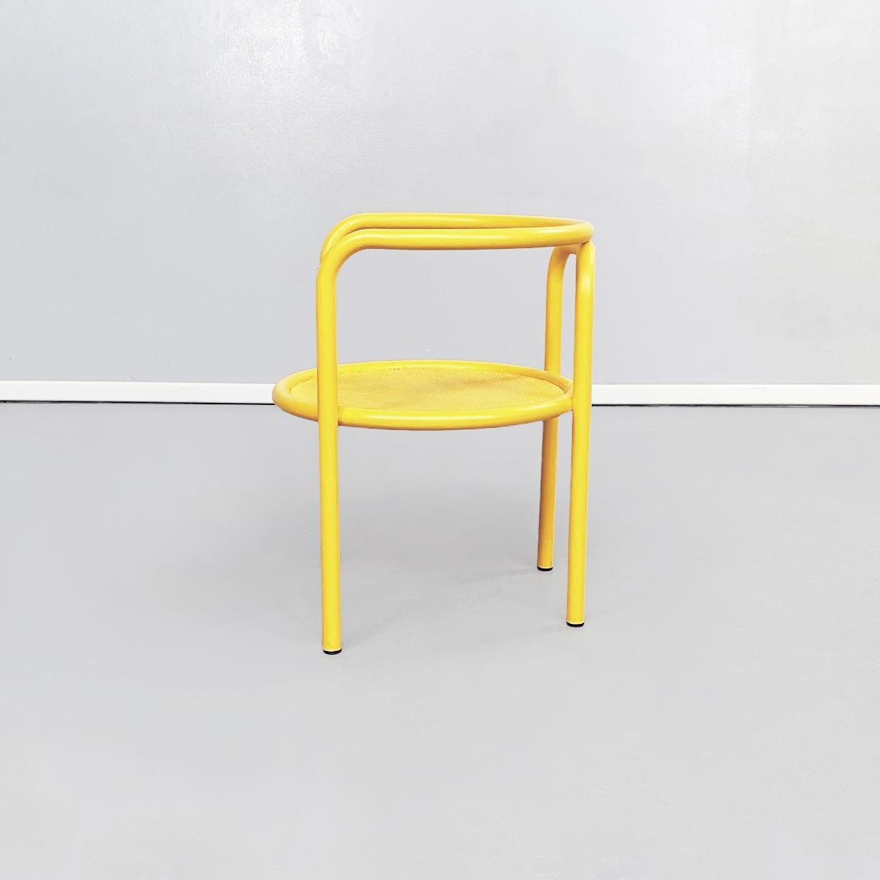 Mid-Century Modern Italian Mid-Century Yellow Chairs Locus Solus by Gae Aulenti Poltronova, 1960s