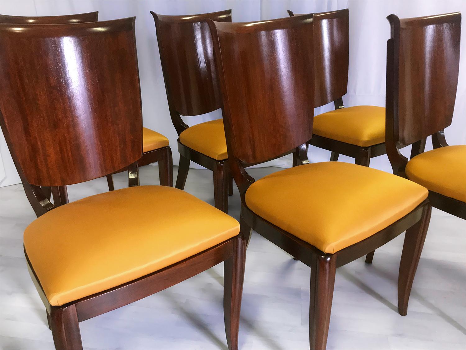 yellow dining chairs set of 6