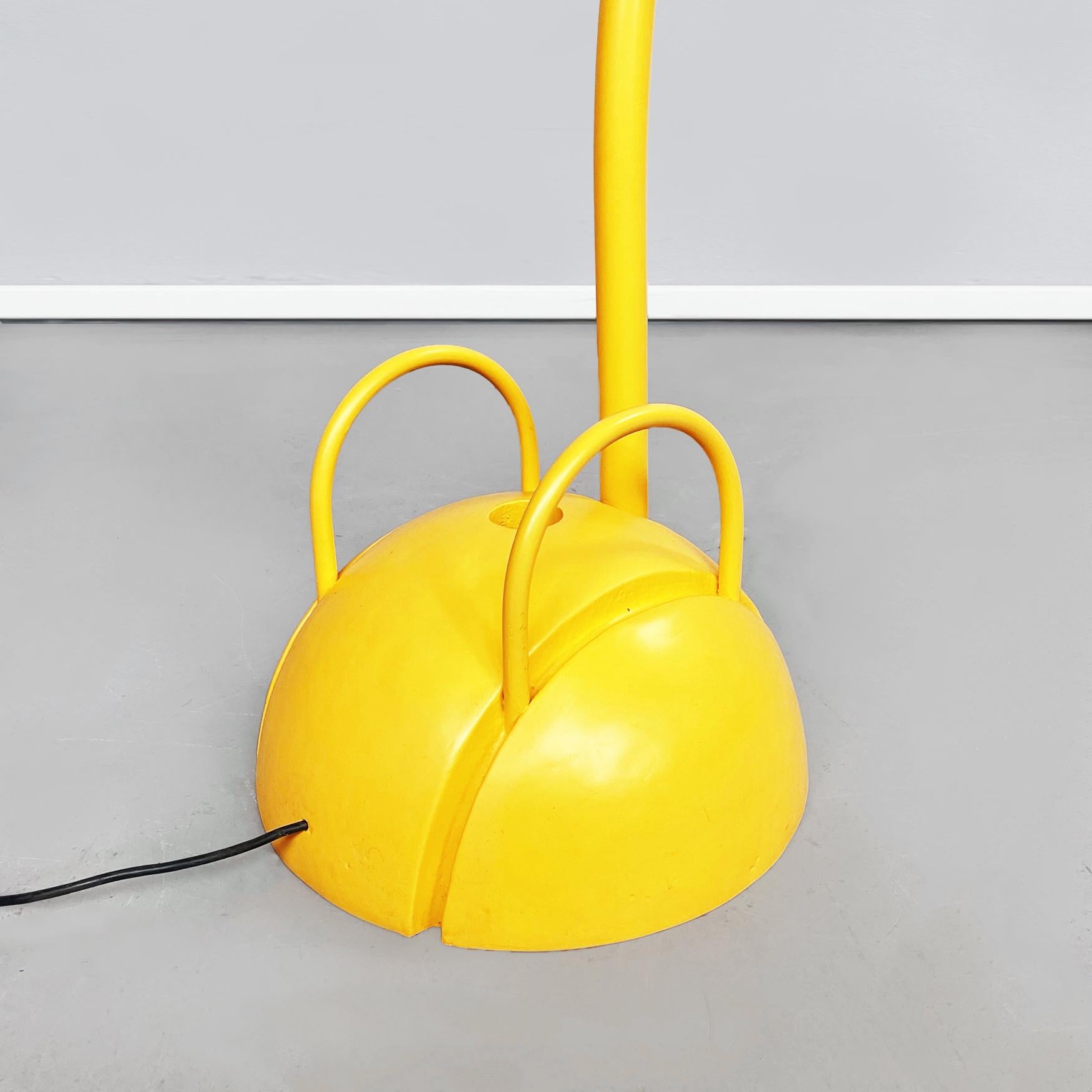 Italian Mid-Century Yellow Floor Lamp Locus Solus Gae Aulenti Poltronova, 1960s 9
