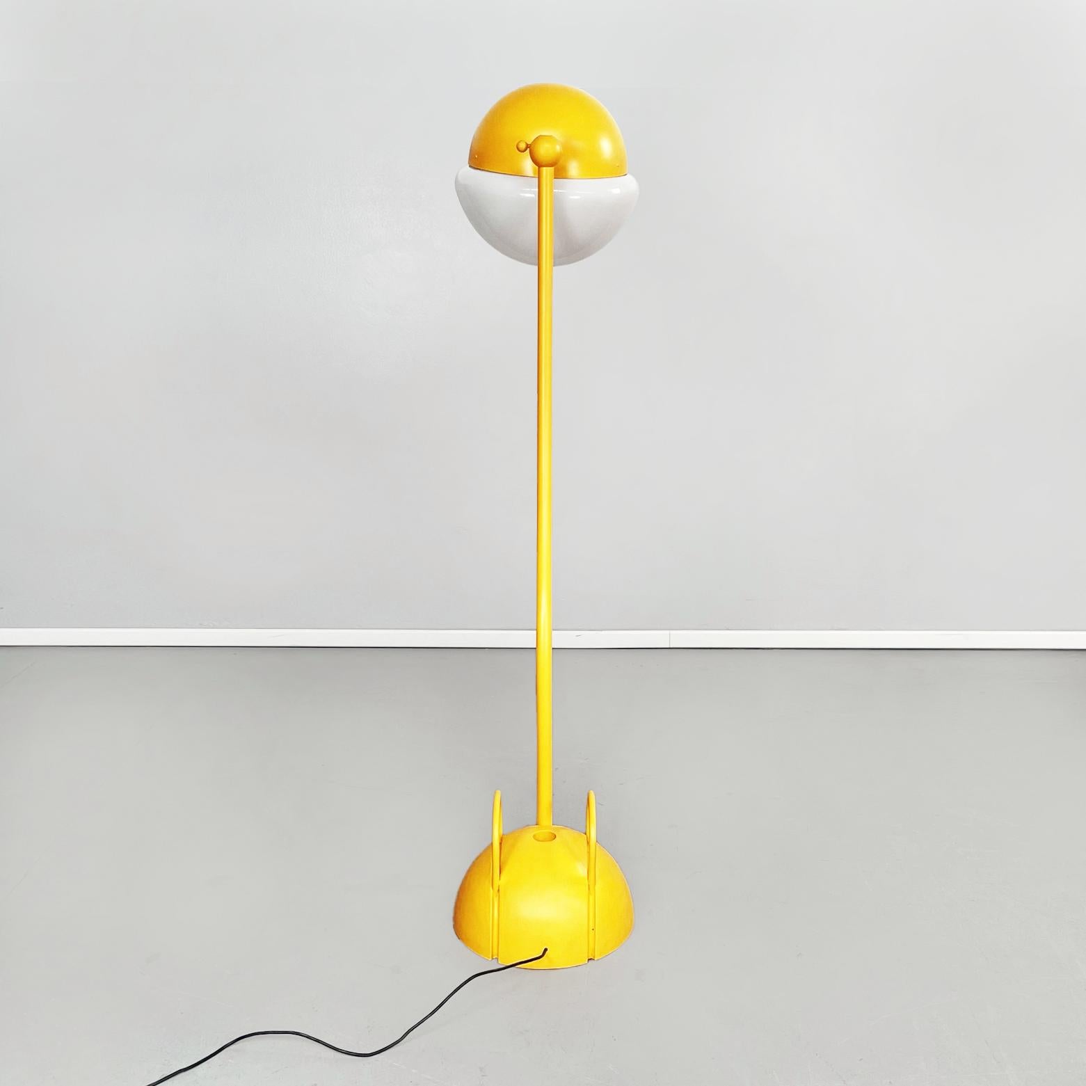 Mid-20th Century Italian Mid-Century Yellow Floor Lamp Locus Solus Gae Aulenti Poltronova, 1960s