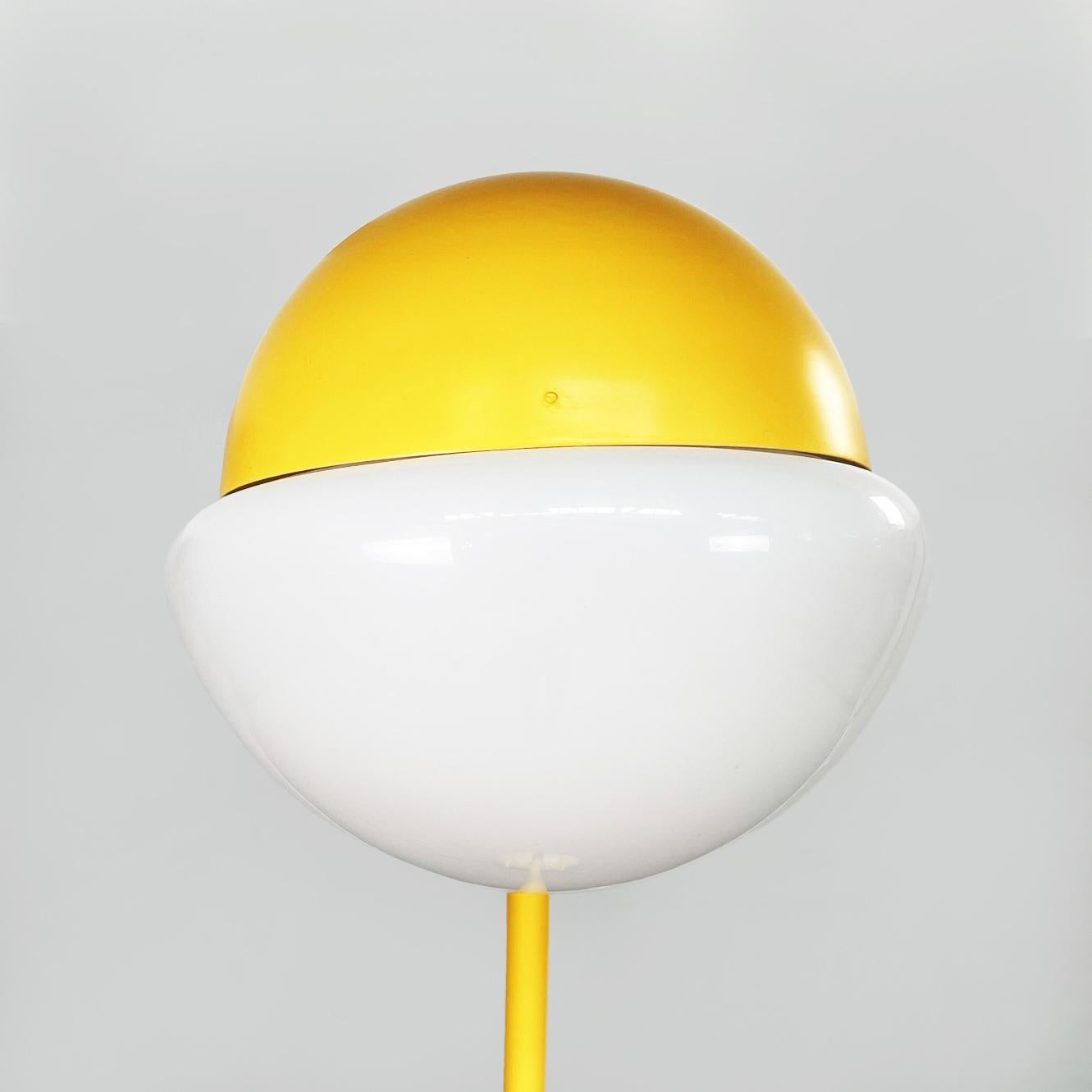 Italian Mid-Century Yellow Floor Lamp Locus Solus Gae Aulenti Poltronova, 1960s 1