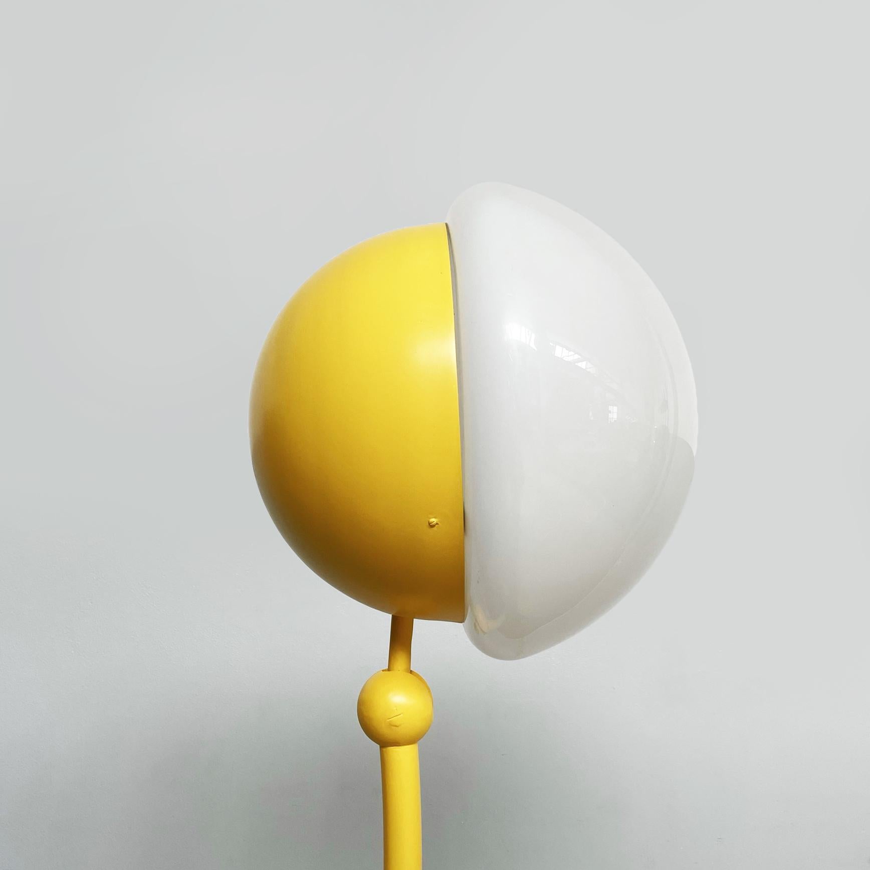 Italian Mid-Century Yellow Floor Lamp Locus Solus Gae Aulenti Poltronova, 1960s 2