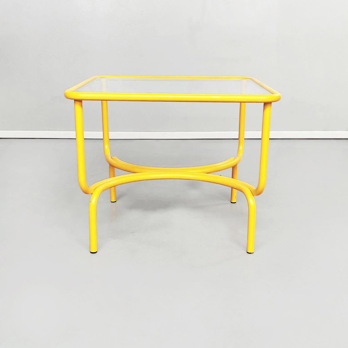 Mid-Century Modern Italian Mid-Century Yellow Table Locus Solus Gae Aulenti Poltronova, 1960s