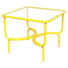 Italian Mid-Century Yellow Table Locus Solus Gae Aulenti Poltronova, 1960s