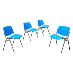 Italian Mid-Cetury DSC Chairs by Giancarlo Piretti for Anonima Castelli, 1965