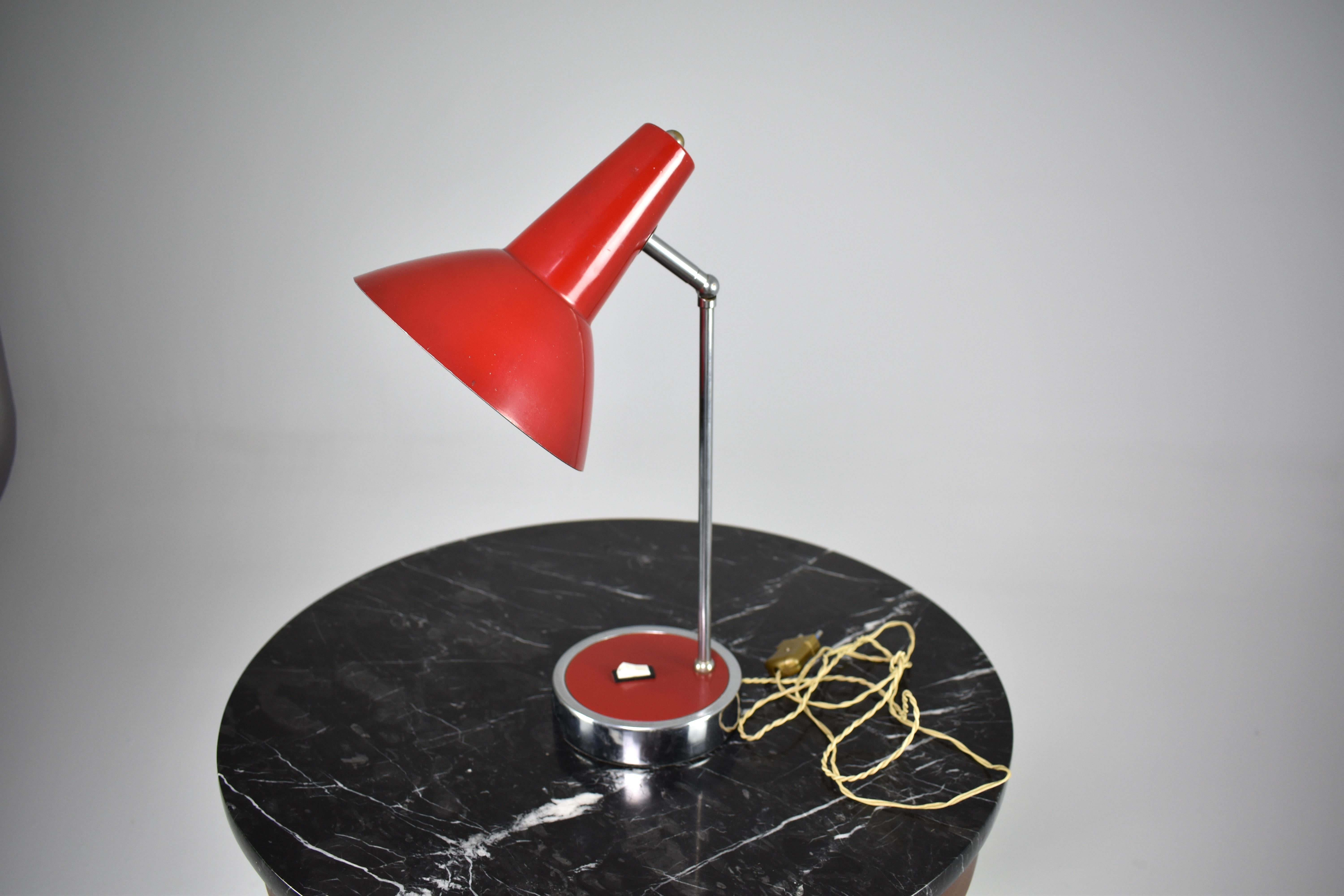 Lampada da scrivania italiana del Mid Century Modern, anni '60 in vendita 1