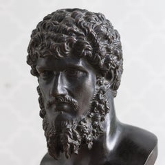 Italian Mid-Nineteenth Century Bronze Bust of Lucius Verus