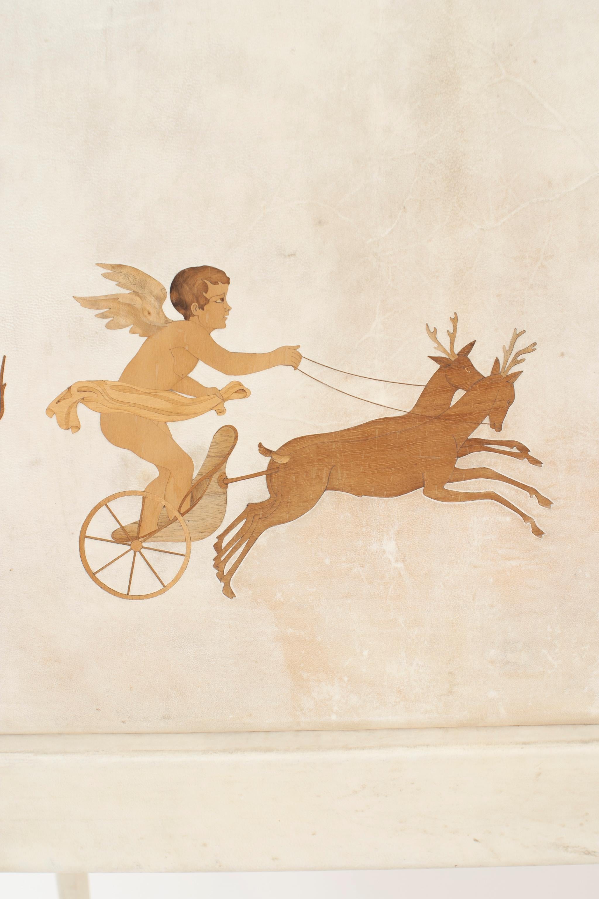 Veneer Paolo Buffa Italian Mid-Century Parchment Sideboard For Sale