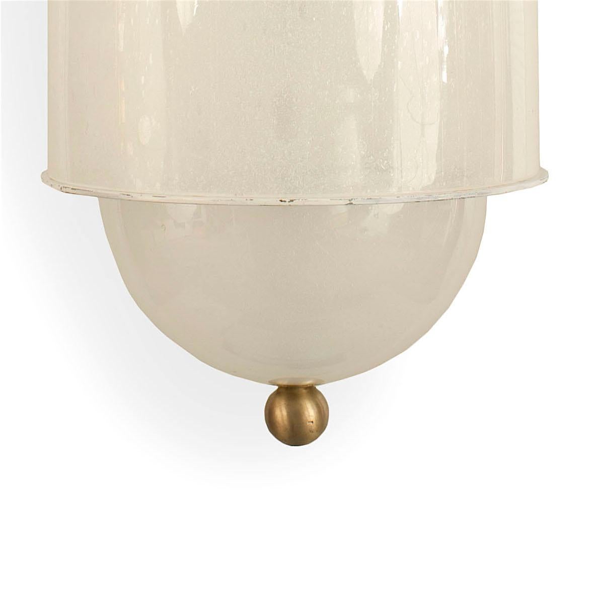 Mid-Century Modern 1940s Italian Mid-Century Cylindrical Lantern