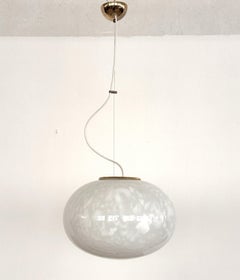 Italian Midcentury Murano Glass Pendant Lamp, Sphere Design, 1970s