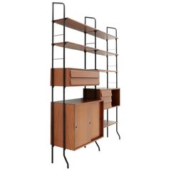 Italian Midcentury Aedes Wall Unit by Amma, 1950s