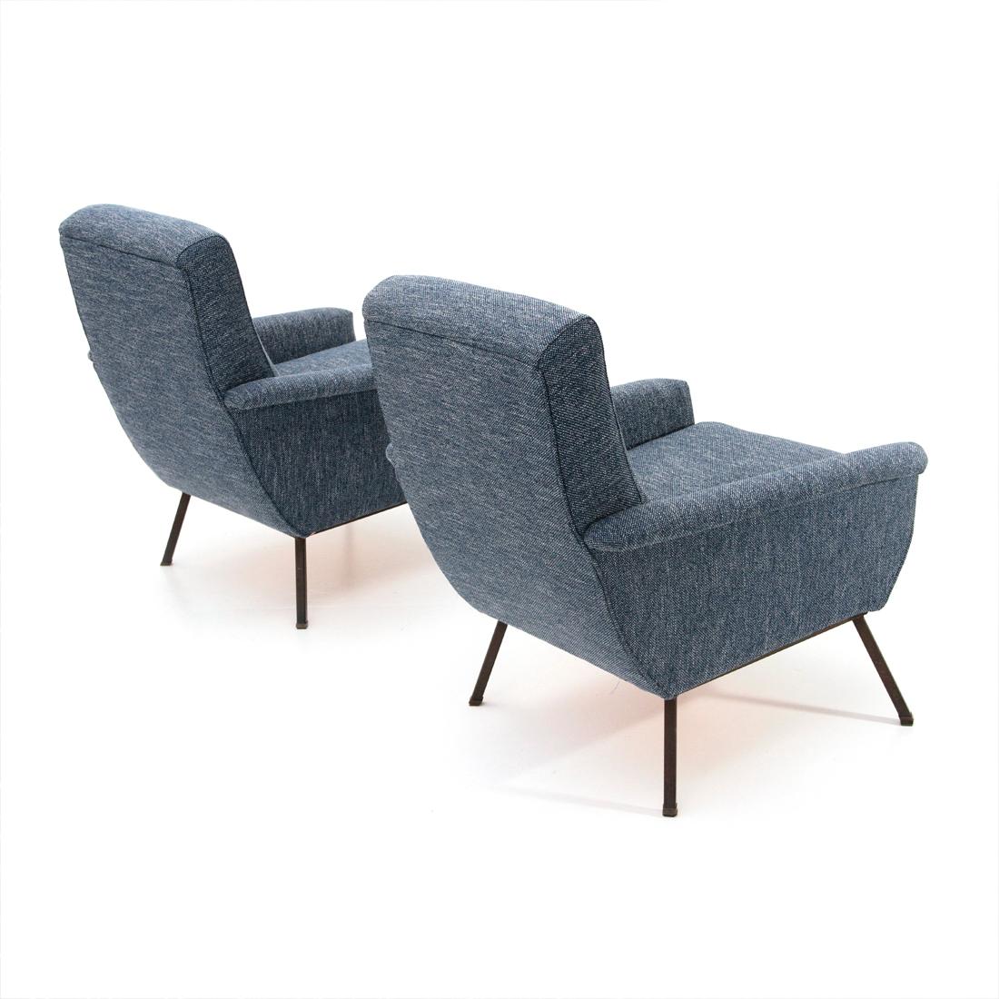 Italian Midcentury Armchair, 1960s, Set of 2 (Mitte des 20. Jahrhunderts)