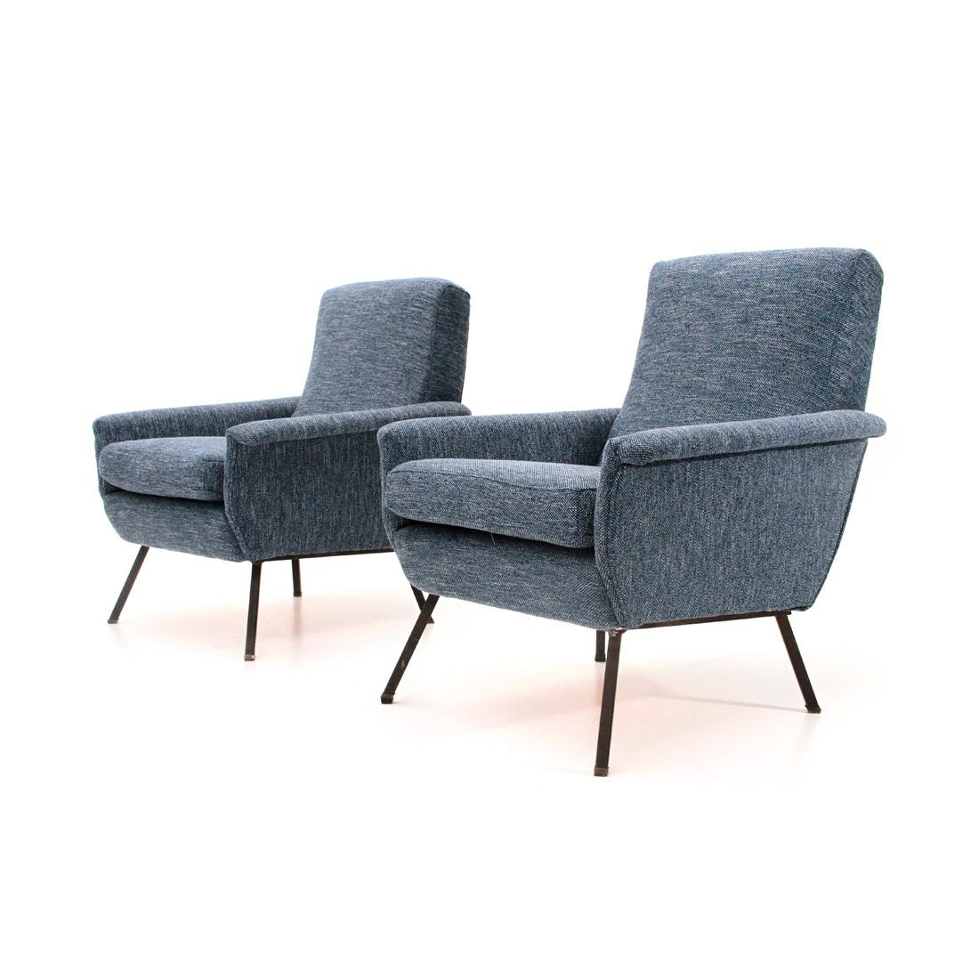 Italian Midcentury Armchair, 1960s, Set of 2 1