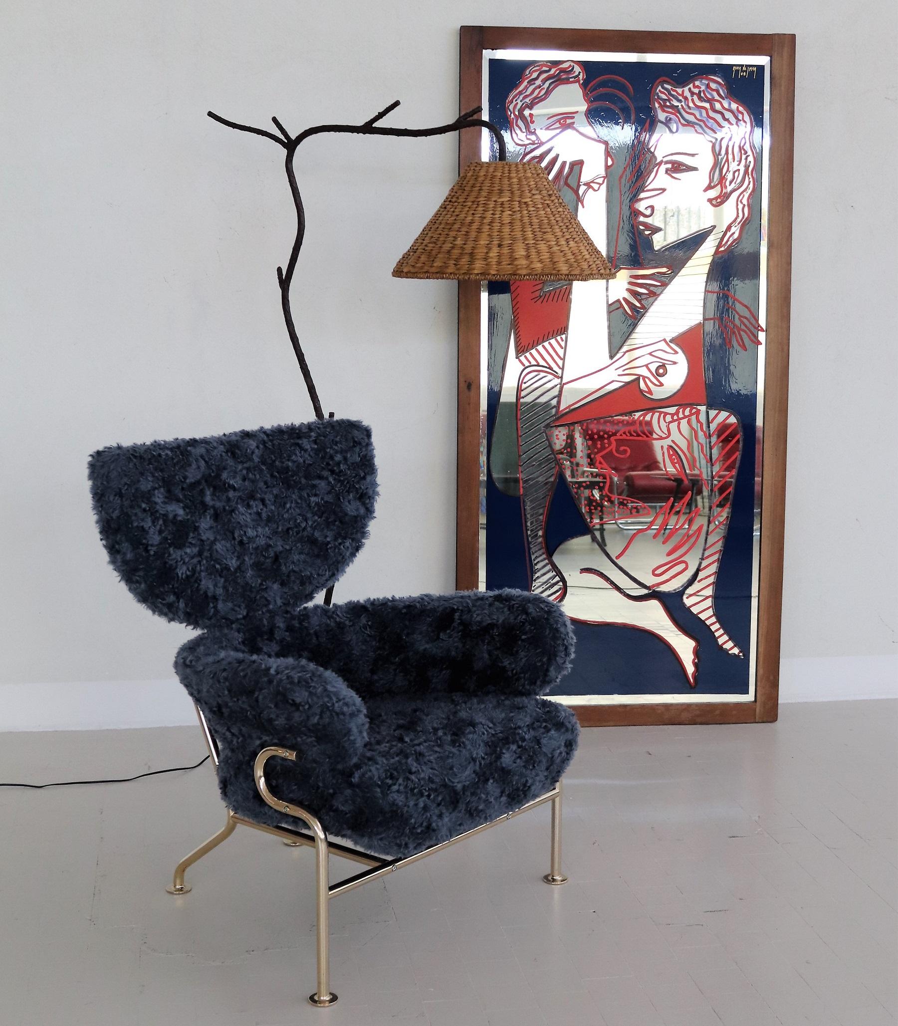 Mid-Century Modern Tre Pezzi Special Edition Armchair by Franco Albini for Cassina For Sale