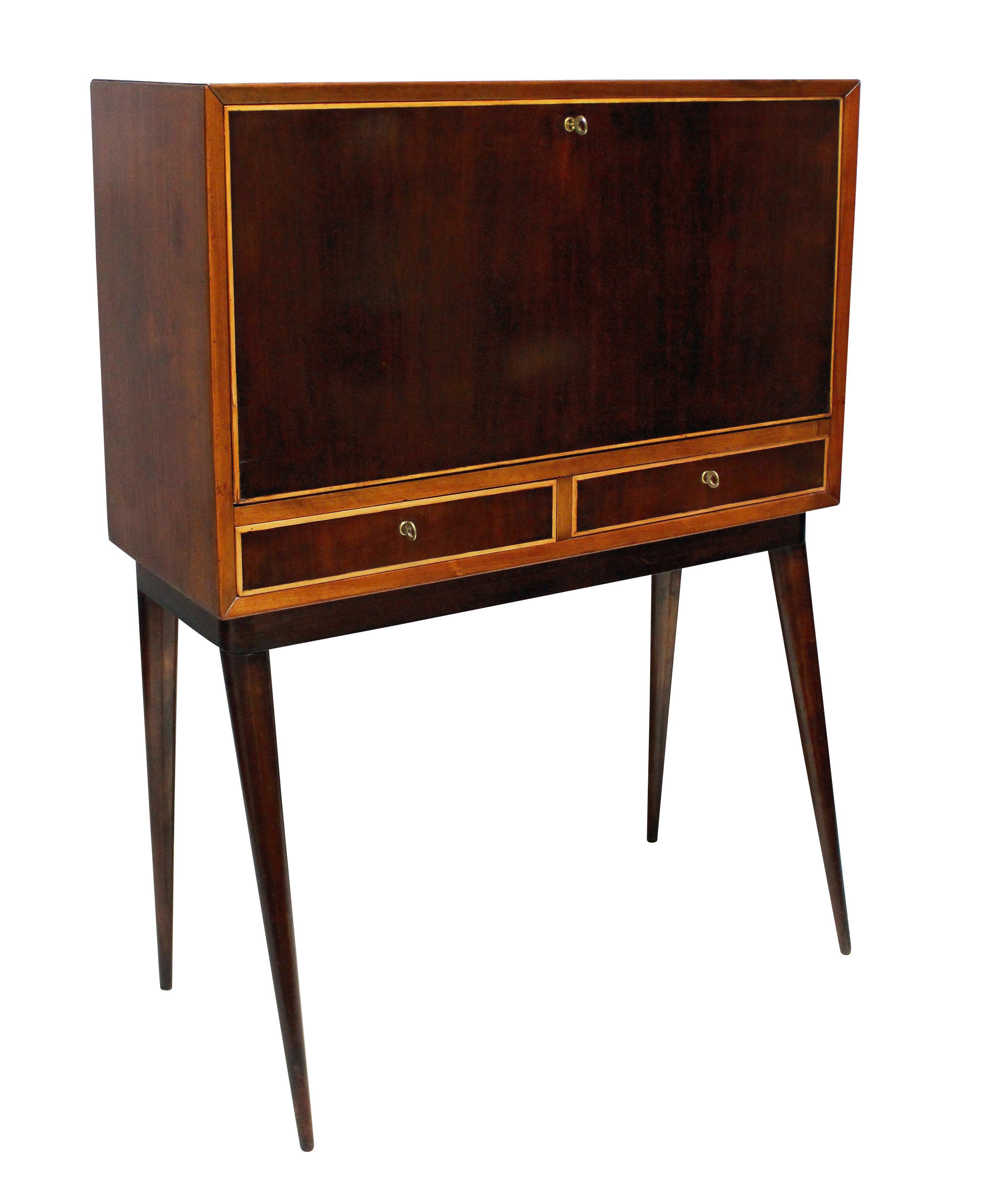 Italian Midcentury Bar Cabinet In Good Condition In London, GB