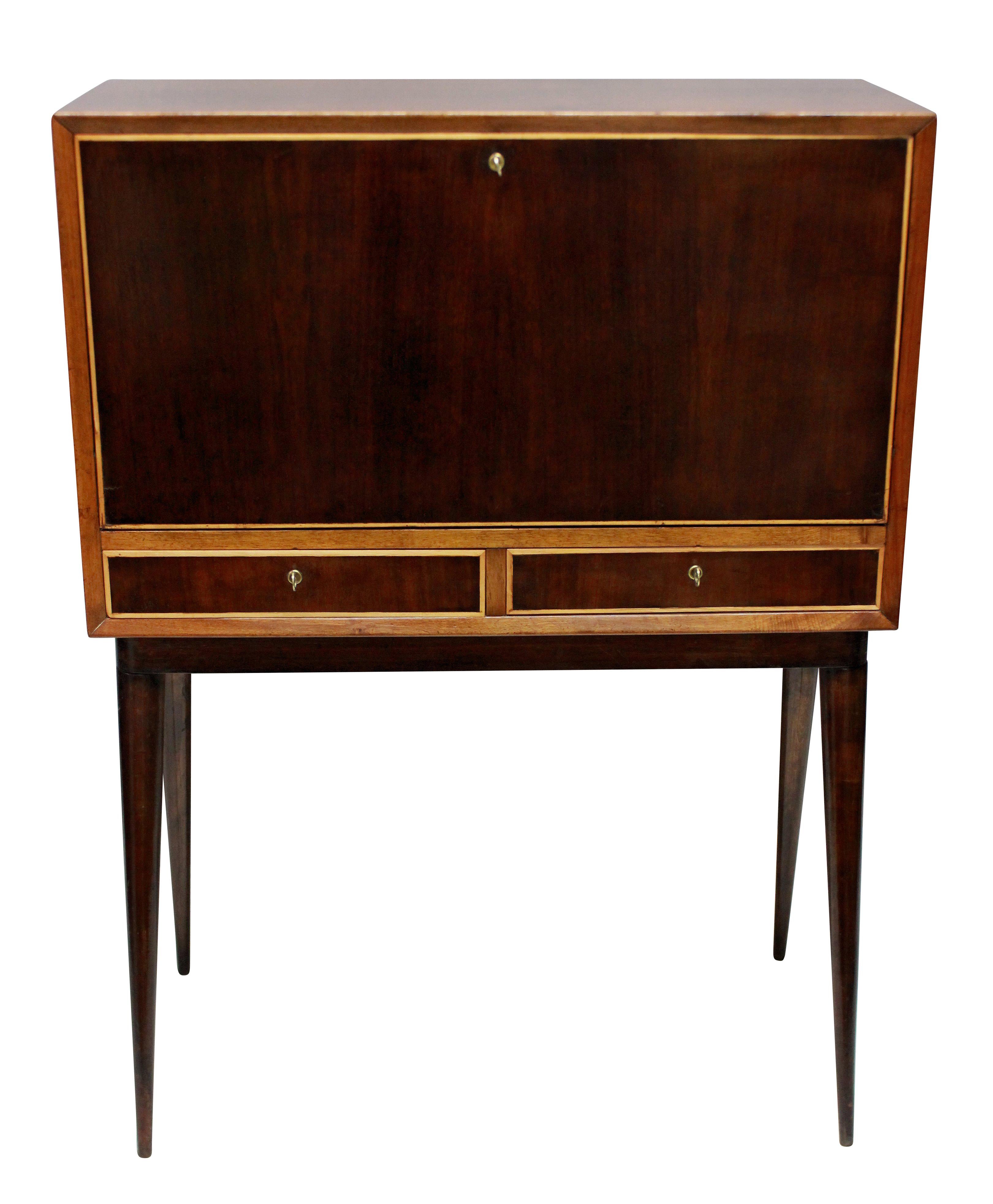 Italian Midcentury Bar Cabinet In Good Condition In London, GB