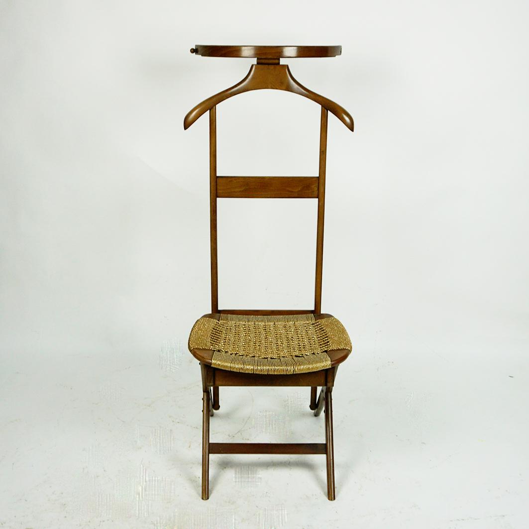 Mid-Century Modern Italian Midcentury Beech Valet chair by Ico and Luisa Parisi for Frat. Reguitti