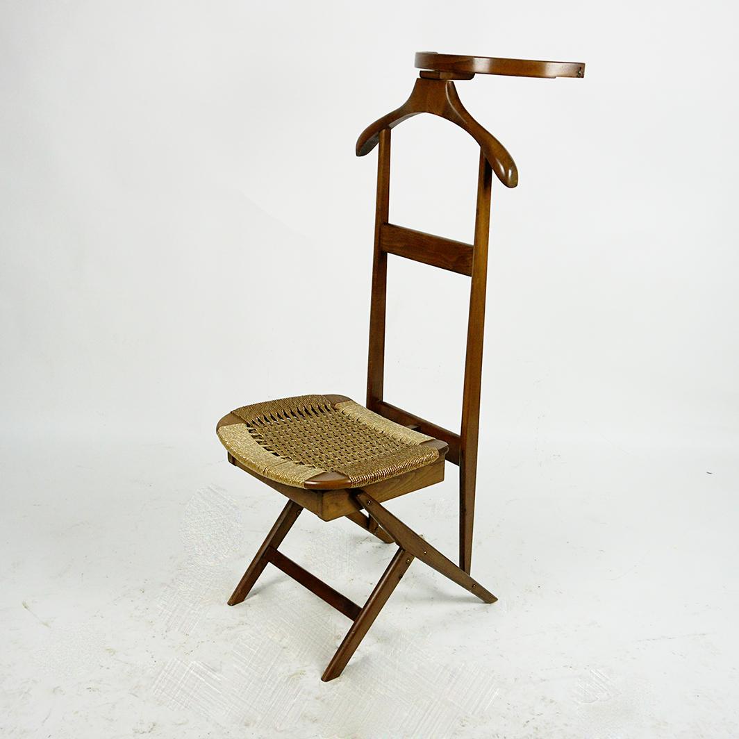 Italian Midcentury Beech Valet chair by Ico and Luisa Parisi for Frat. Reguitti 3