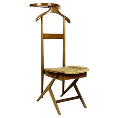 Italienischer Valet-Stuhl aus Buche aus der Mitte des Jahrhunderts von Ico und Luisa Parisi fr Frat. Reguitti