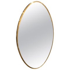 Italian Midcentury Brass Mirror