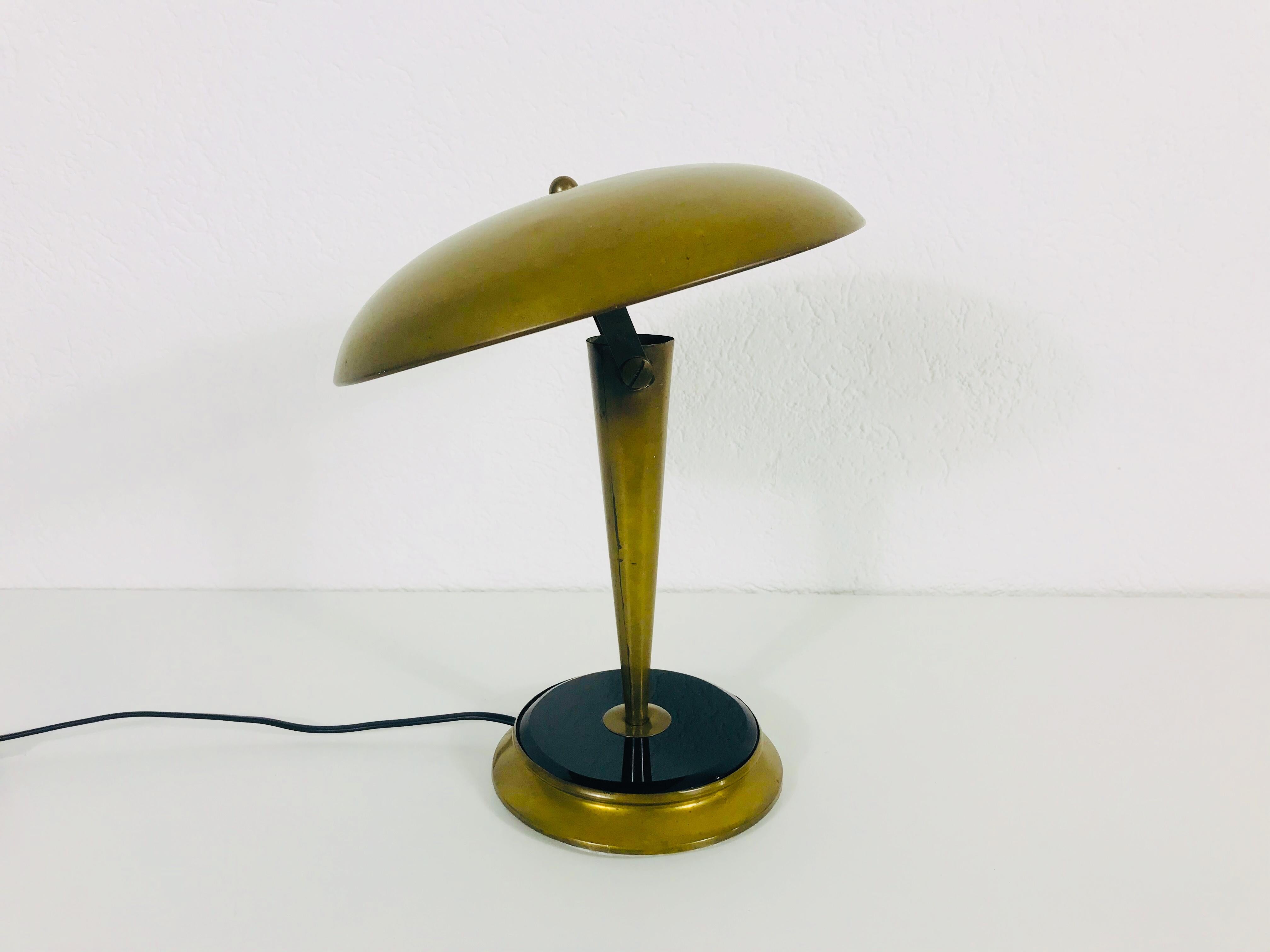 Mid-Century Modern Italian Midcentury Brass Table Lamp, 1960s, Italy