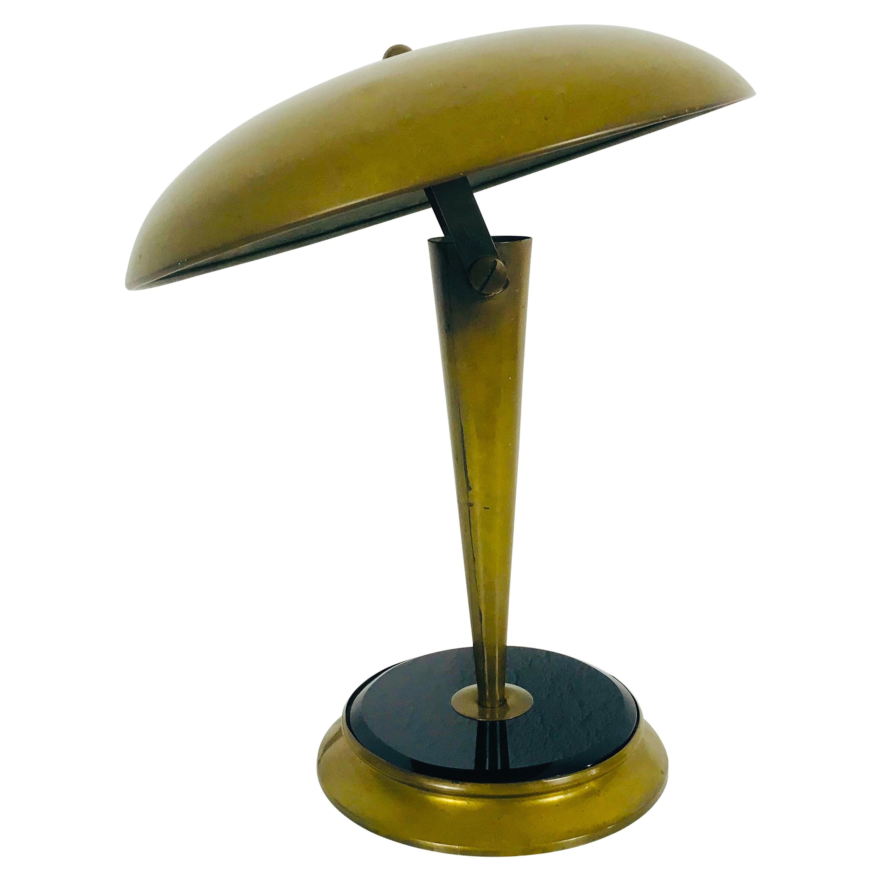Italian Midcentury Brass Table Lamp, 1960s, Italy