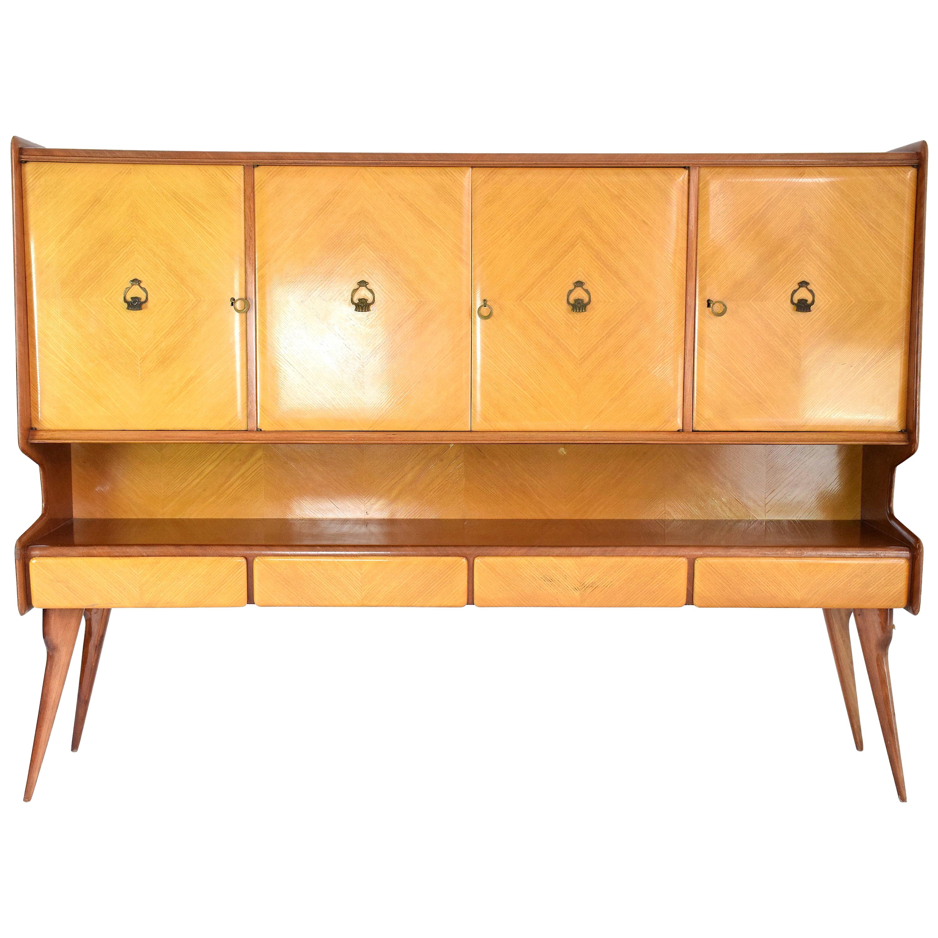 Italian Midcentury Buffet or Credenza in the Manner of Ico Parisi, 1950s