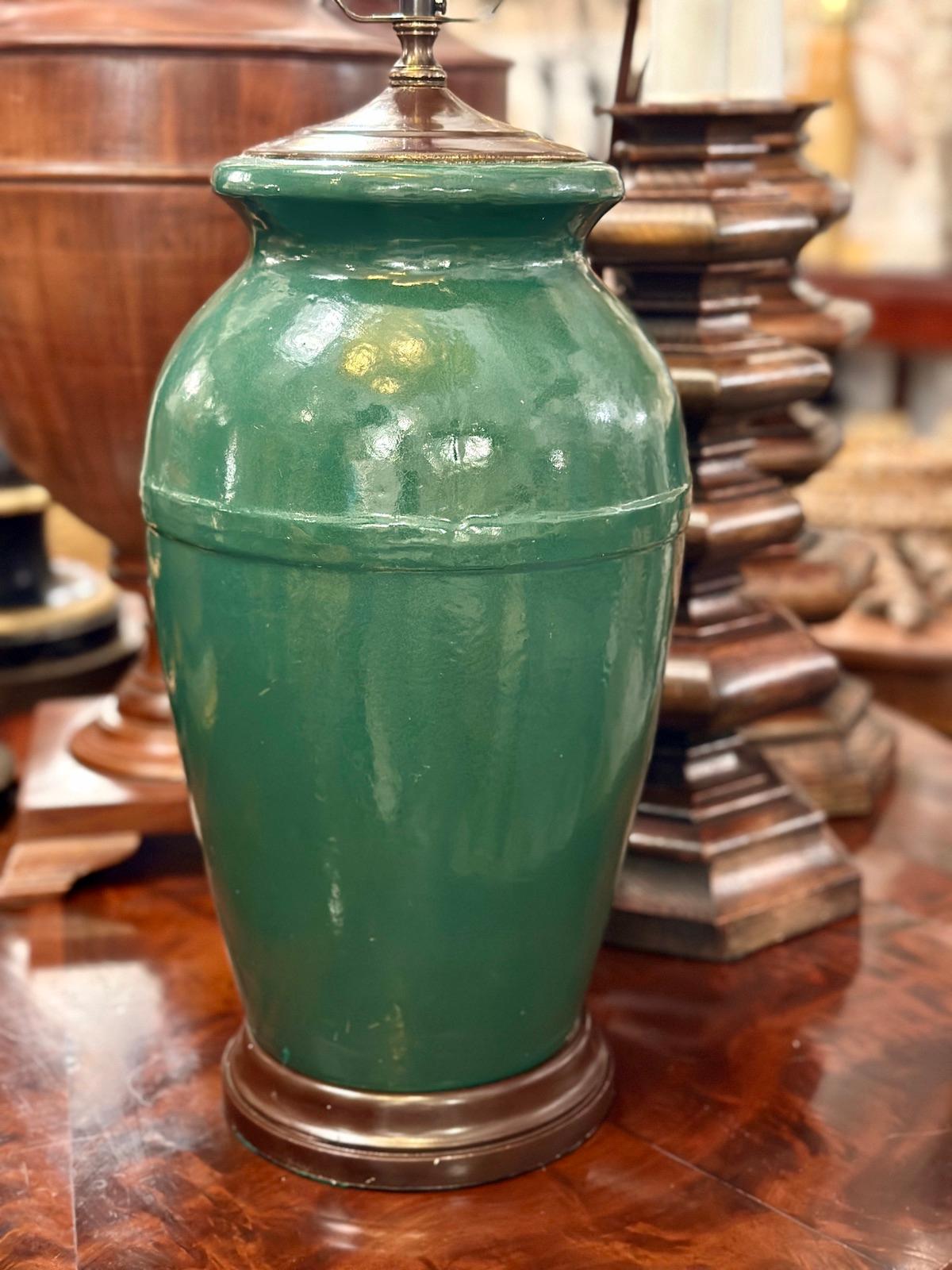 Mid-20th Century Italian Midcentury Ceramic Lamp For Sale