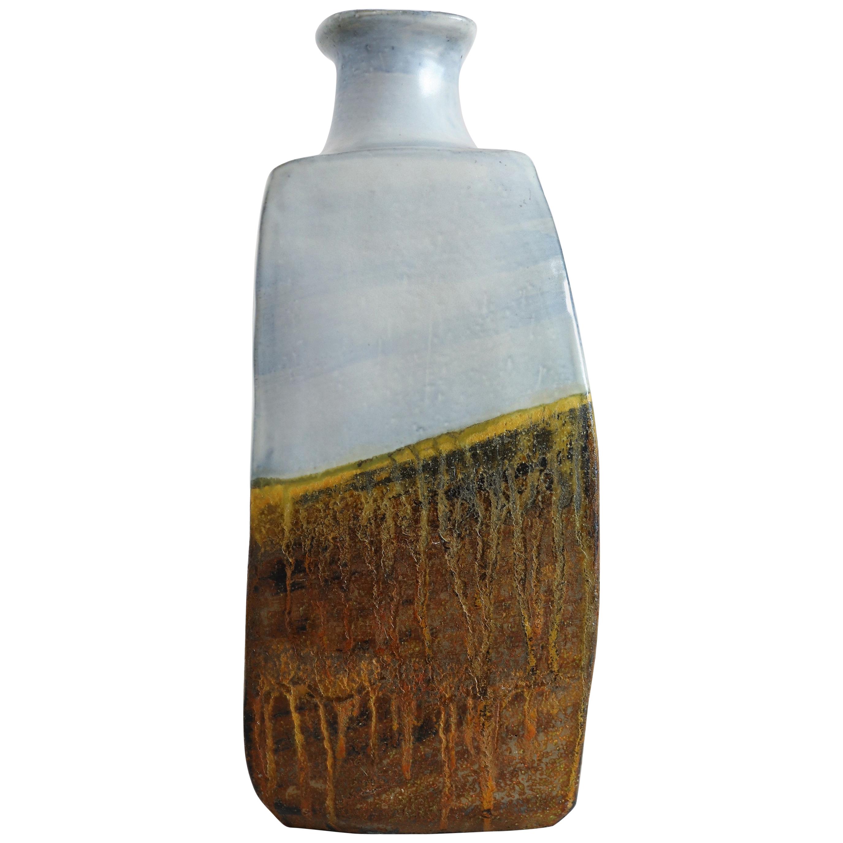 Italian Midcentury Ceramic Vase by Marcello Fantoni, 1960s For Sale