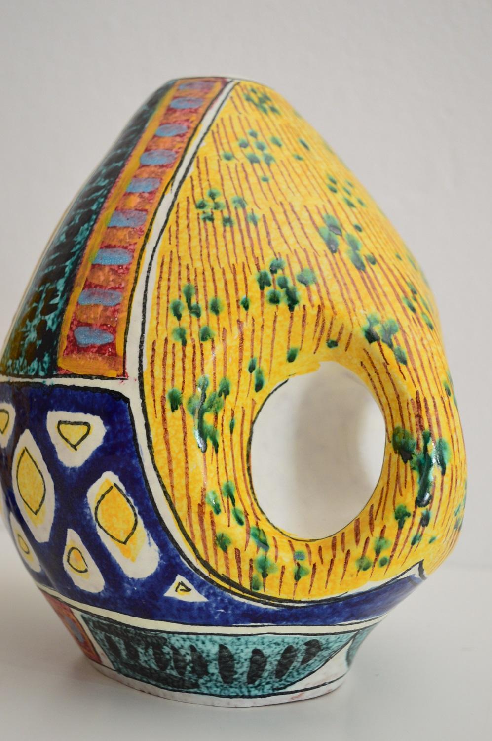 Vases en céramique italiens du milieu du siècle dernier de Valceresio, années 1950, ensemble de 2 en vente 4