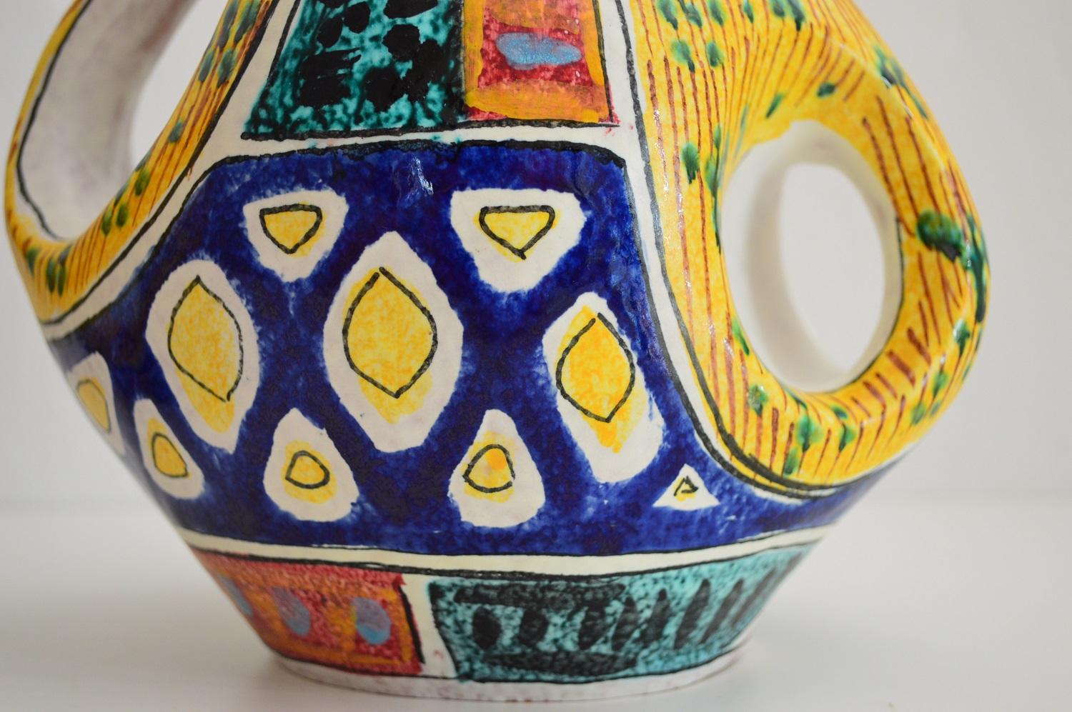 Vases en céramique italiens du milieu du siècle dernier de Valceresio, années 1950, ensemble de 2 en vente 9