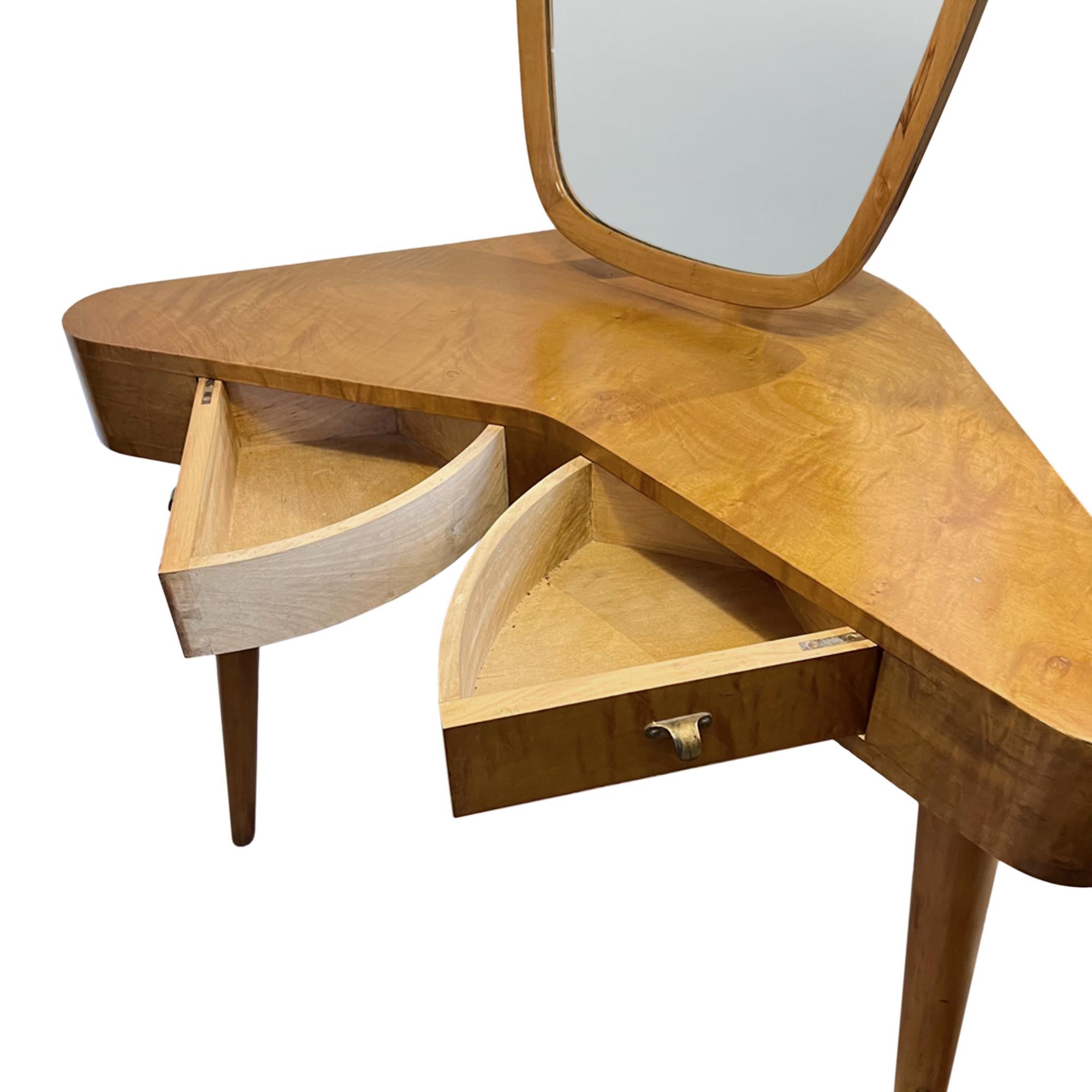 Mid-Century Modern Italian Midcentury Cherrywood Dressing Table