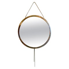 Italian Midcentury Chromed SP1 Viper Mirror by Corrado Dell Acqua for Azucena