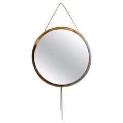 Italian Midcentury Chromed SP1 Viper Mirror by Corrado Dell Acqua for Azucena