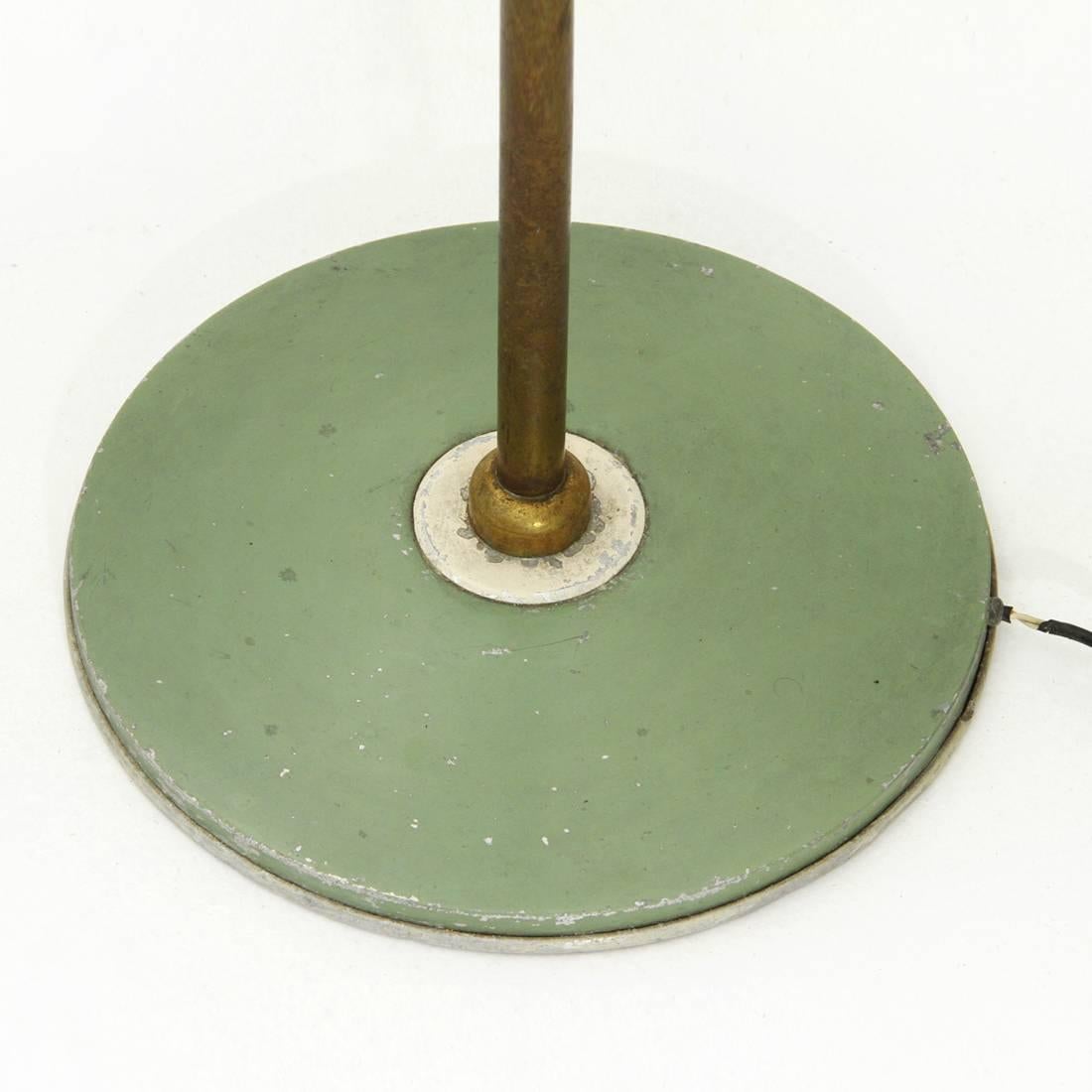 Italian Midcentury Colored Shades Floor Lamp, 1950s 8