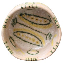 Italian Midcentury Decorative Ceramic Bowl by Guido Gambone, circa 1950s